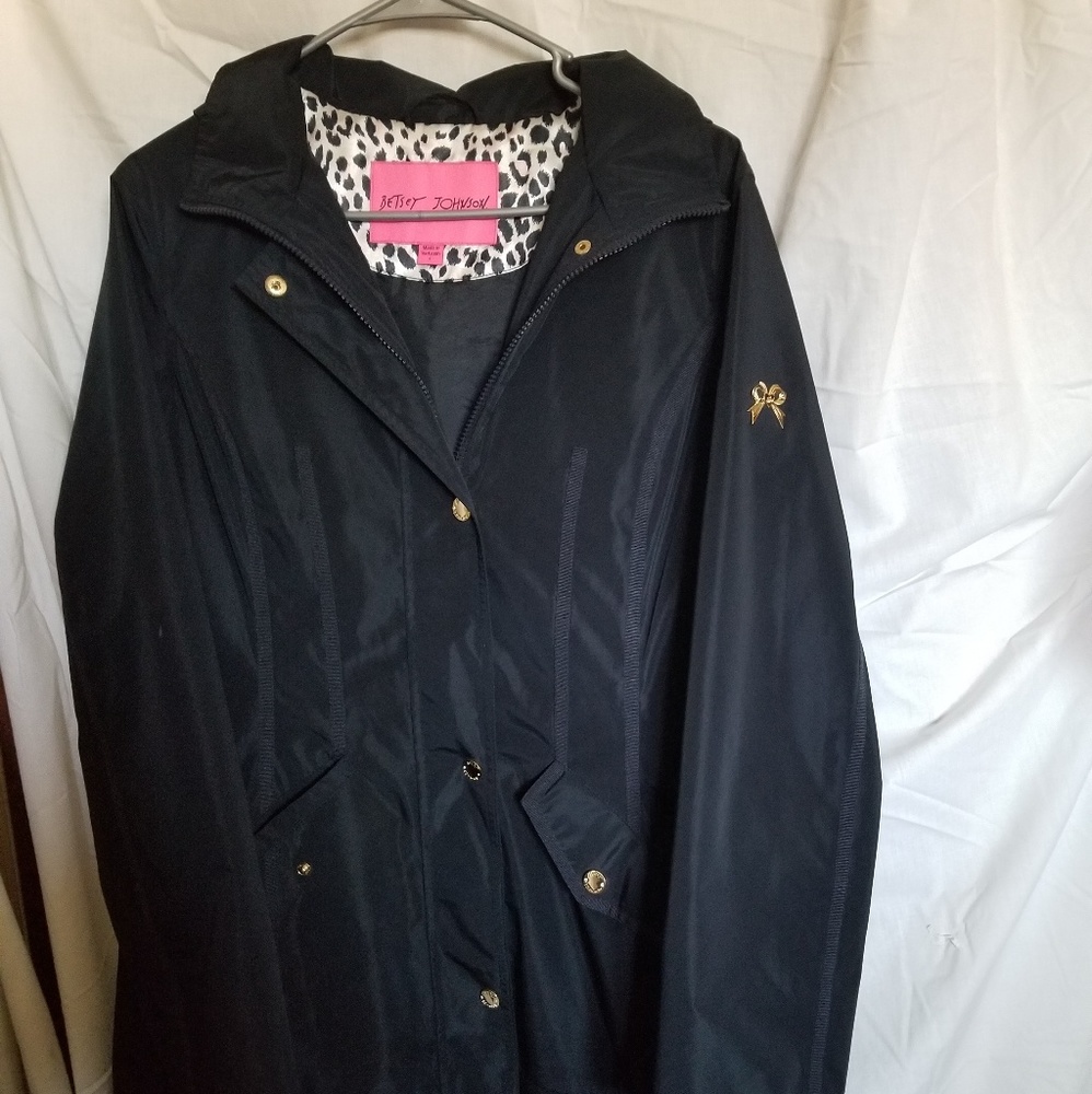 Betsey Johnson rain coat